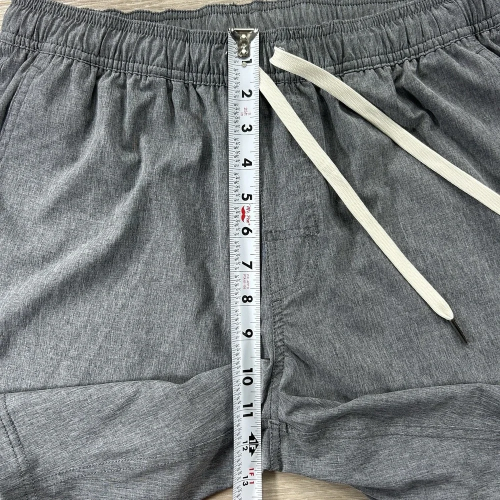 Fair Harbor Swim Trunks Mens Large Gray Drawstring Pockets Resort Beach Preppy